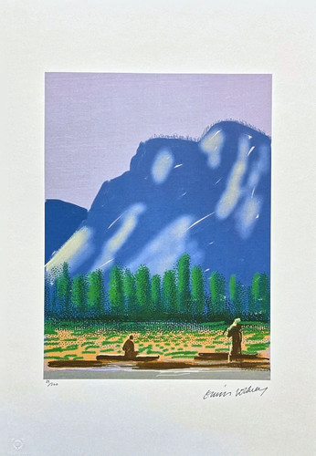 David hockney fisherman in - david,