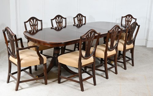 Regency dining set mahogany - dining,