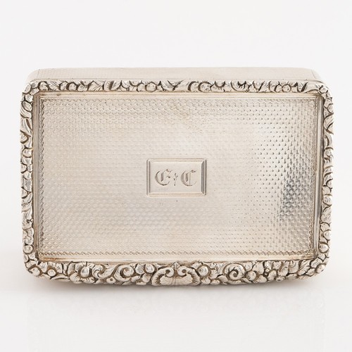 Sterling silver snuff box - sterling,