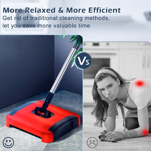 Manual sweeper broom carpet - broom,
