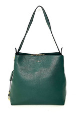 Radley Dukes Place Shoulder Bag Medium to Large Dark Green Leather Used