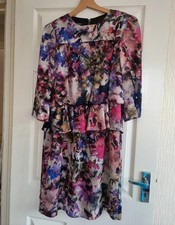 Hobbs Floral Occasion Dress Size UK 14 Races Wedding Guest