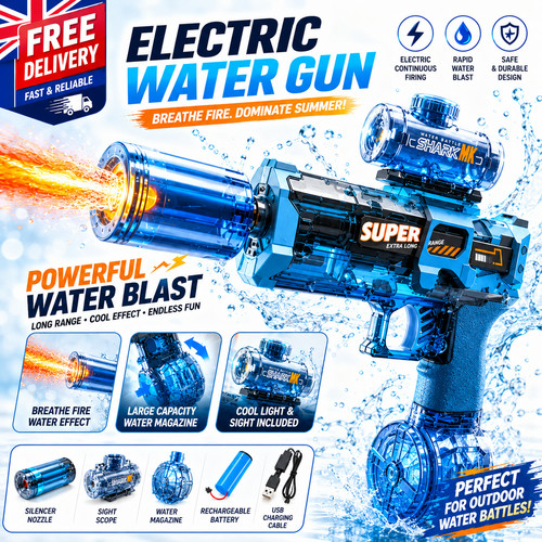Led electric water gun - led,