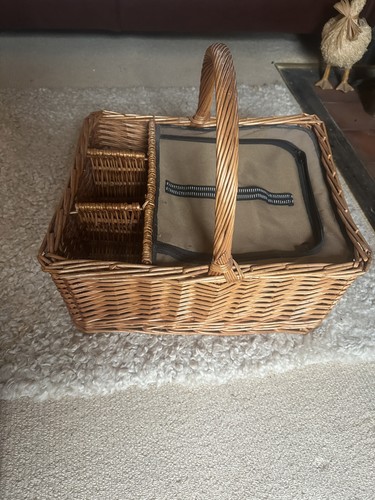 Vintage wicker wine and picnic - vintage,