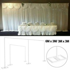 3X6M 3X3M 3X1M Adjustable Wedding Backdrop Stand Curtain Exhibition Support Fram