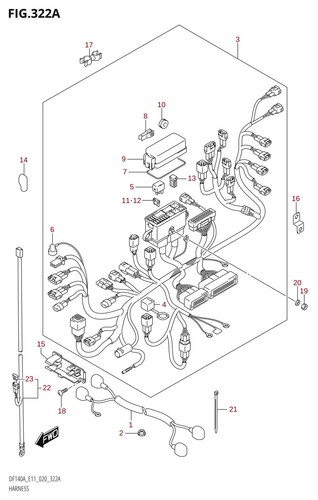 Suzuki genuine nut dt65 marine - genuine,
