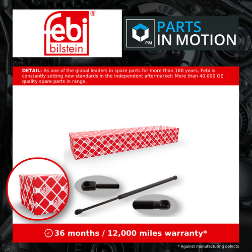 Boot gas struts - boot, set)