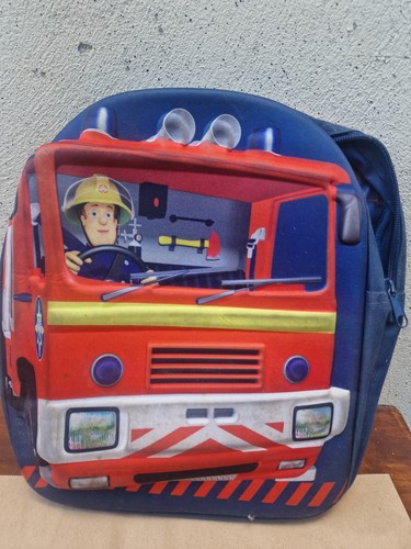 Fireman sam kids backpack - sam, 3d