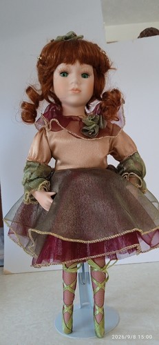Vintage porcelain doll - porcelain,