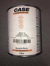 Genuine Case Digger Tan Yellow Excavator Paint  1 Litre Tin