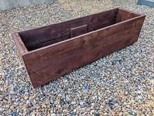 XL  Garden Patio Wooden Planter Trough Veg Wood Flower Boxes 