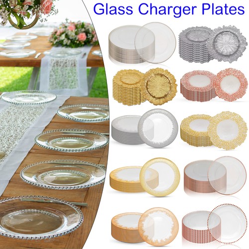 12pcs charger plates - 1-12pcs, 13"