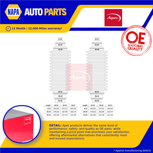 Steering rack boot - steering,