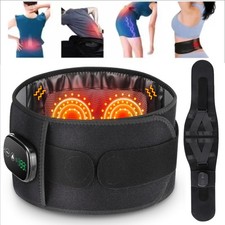 Electric Infrared Heated Waist Belt with Vibration Massager for Back Pain Relief