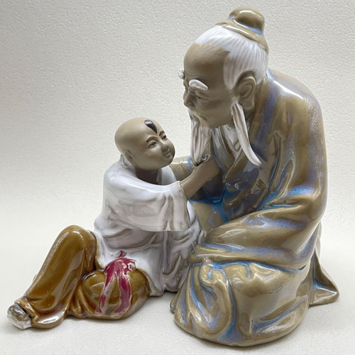 Chinese mudman porcelain - mudman,