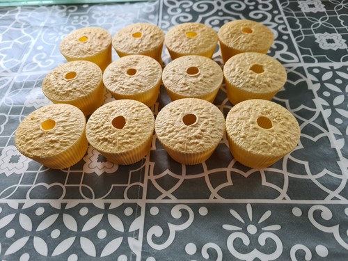 Artificial fake cupcakes 12 - artificial, x