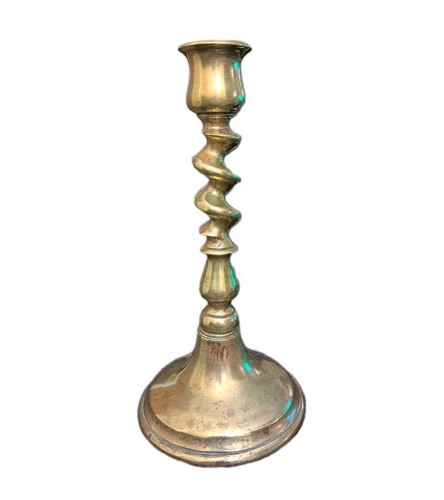 Vintage brass candlestick - vintage,