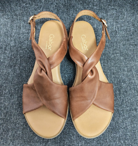Gabor rich leather sandals - sandals, 6.5