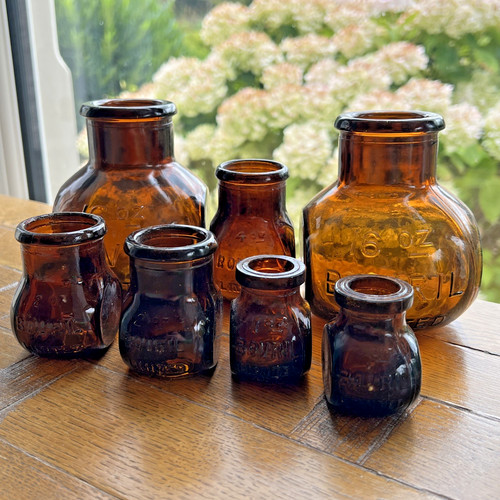 Antique bovril jars - antique,