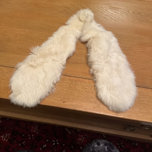 Vintage real white - vintage, fur