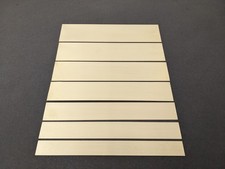 BRASS Sheet Offcuts / Brass Strips / 0.5mm Thick 200mm Long, Various Widths
