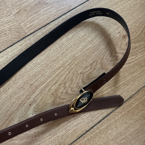 Dior vintage brown calf - brown,