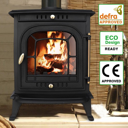 Cast iron multifuel stove 7kw - iron,