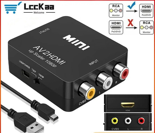 Hdmi 1080p rca - hdmi,