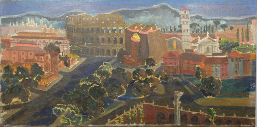 Antique naive impressionist - naive,