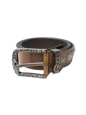 Mens Diesel Brown Leather Belt