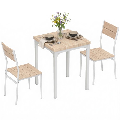 Homcom pcs dining table 2 - table, &