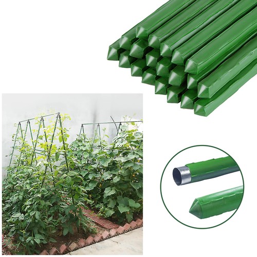 Green garden plant stakes - garden,
