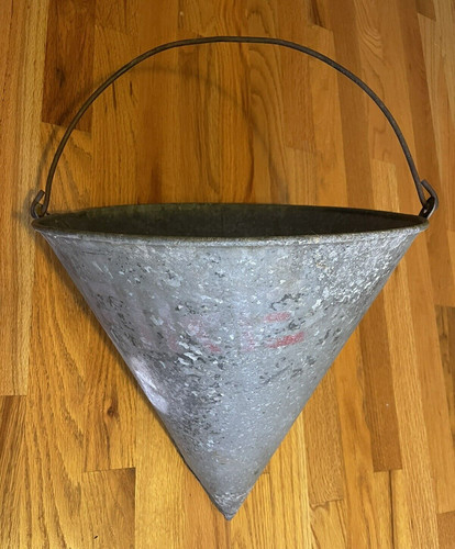 Antique fire bucket - bucket, early