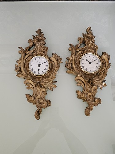 Pair rococo style wall - pair,