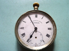 H. Samuel Manchester Hand Wind White Dialed 7J Pocket Watch.   TLC..