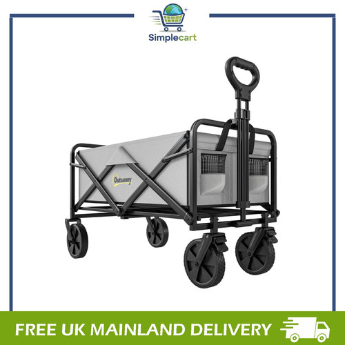 Pull along cart - folding, cargo