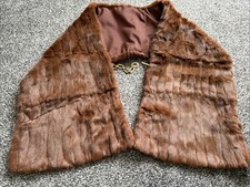 Vintage Mink Fur Stole 1940s