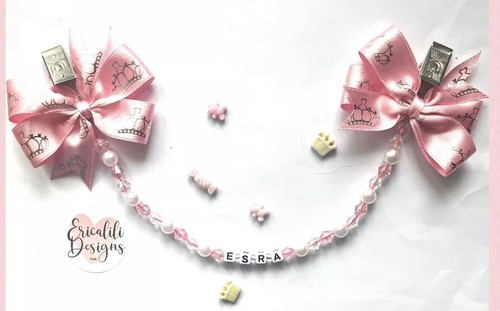 Personalised pram charm clip - personalised,