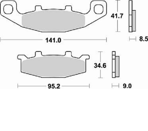 Braking front brake - braking, pads