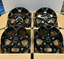16" Gloss Black ST style Alloy wheels 5x160 to fit a ford transit custom