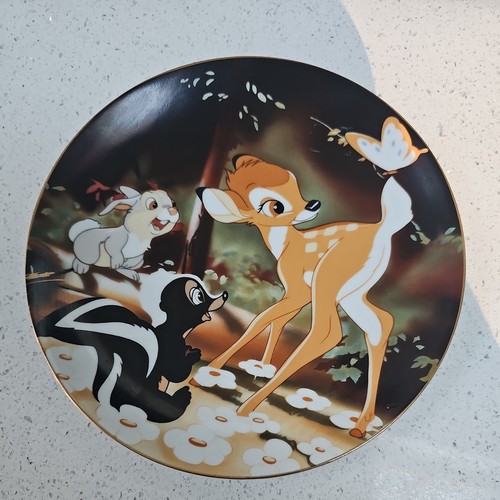 Disney plate - plate, bambi)