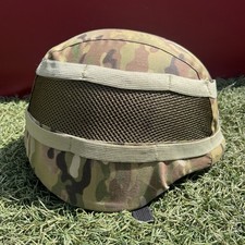 Genuine British Army Cadet Mk7 Style Fully Adjustable Helmet & MTP Camo Cover