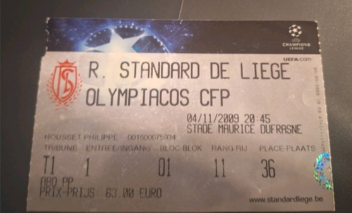 Ticket standard liege - cl,