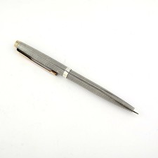 Vintage Parker 75 Solid Sterling Silver Ballpoint Pen. Cisele, Made in USA.