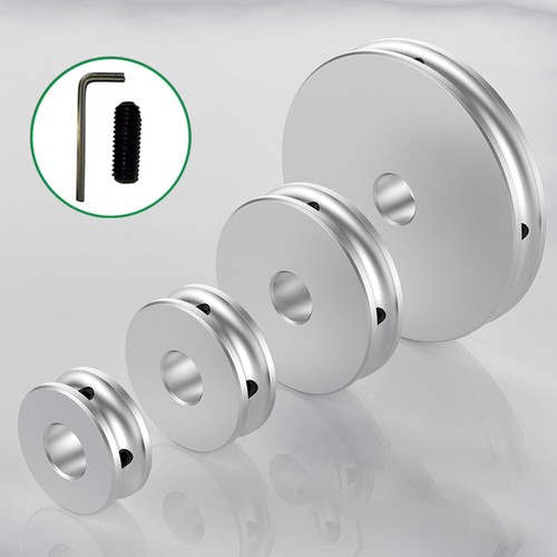 Aluminum groove pulley - u,