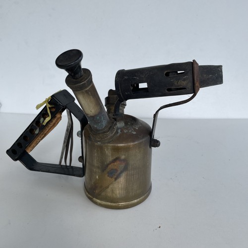Vintage brass paraffin - brass, blow