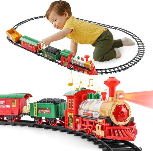 Christmas train set light - train,