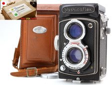 〖Exc+5〗 Yashica Yashicaflex Type C TLR 6x6 Film Camera 80mm f/3.5 From JAPAN
