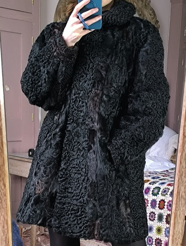 70s true vintage - black, real