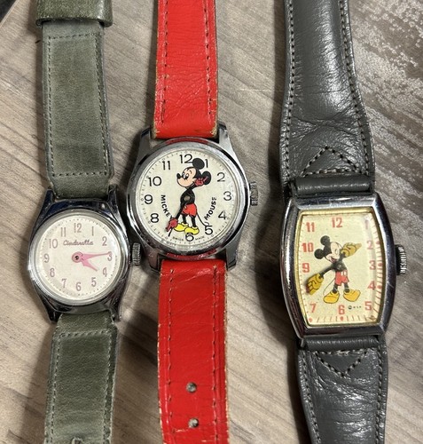 Vintage disney watch lot 1940s - disney,